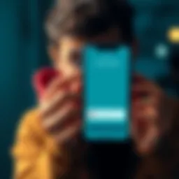 A person looking confused while holding a smartphone, showing a payment app error message on the screen