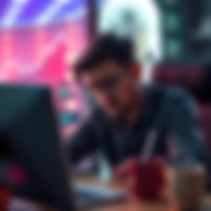 A person showing frustration while trying to redeem cloud points on their computer