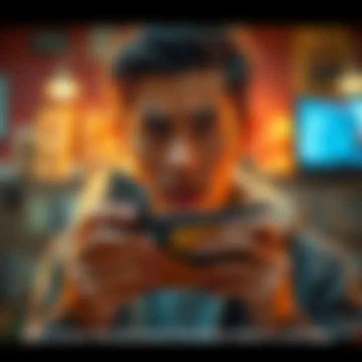 Person looking annoyed while trying to set up a malfunctioning wallet