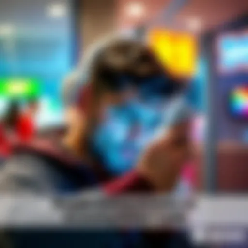 A person showing frustration while looking at their phone, indicating issues with accessing wallet funds