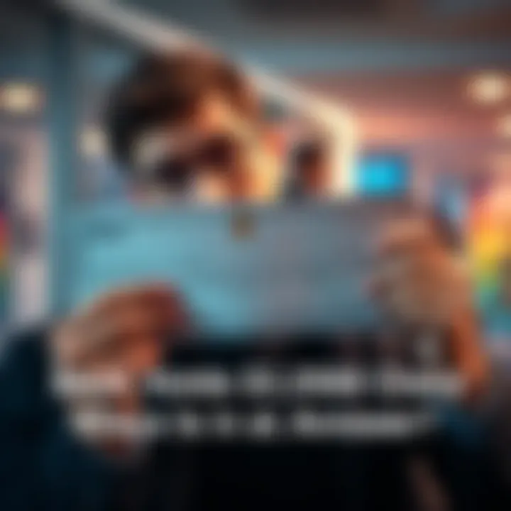 A person looking frustrated while holding a $3,500 check, symbolizing issues with bank holds