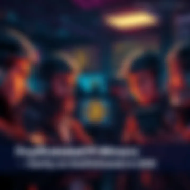 A group of frustrated miners looking at their screens showing Pi coin balances, expressing disappointment over withdrawal issues.