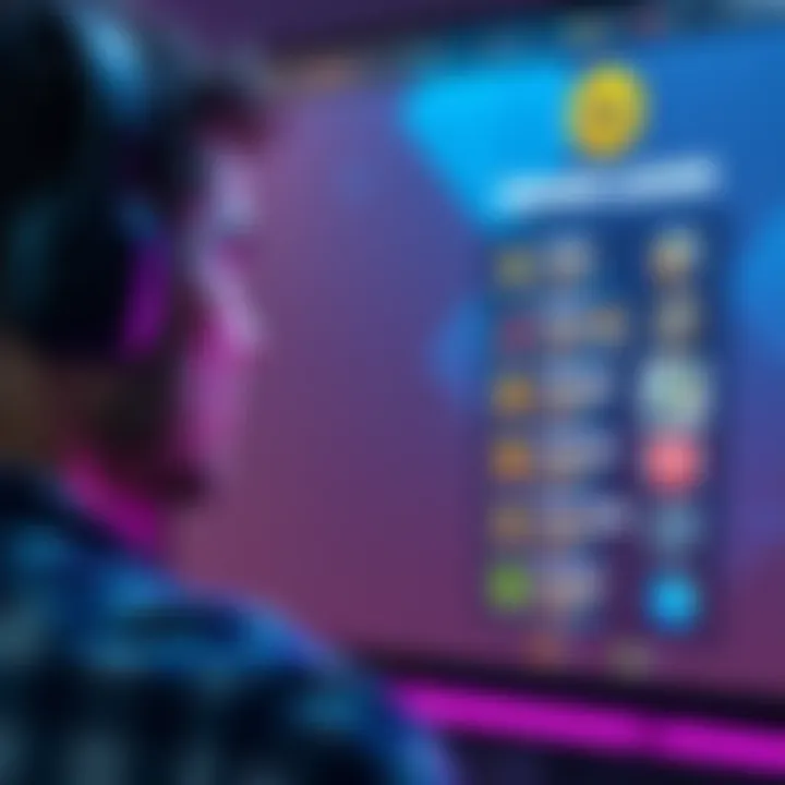 A gamer displays frustration while staring at a game's reward ladder screen with uncompleted challenges