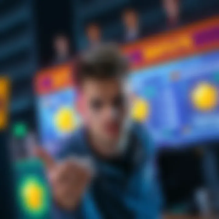 A player looking disheartened while activating beginner bonuses on a game interface, ignoring the long-term rewards they originally aimed for.