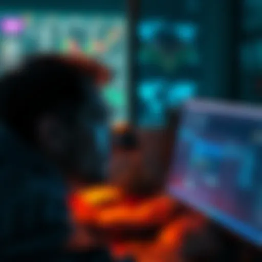 A person looking frustrated at a computer screen, unable to log in to their Coinbase account due to ID verification issues