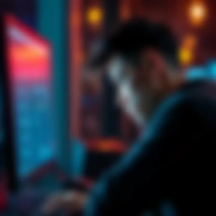 A person looking at a computer screen with a worried expression, showing frustration over slow business account verification process