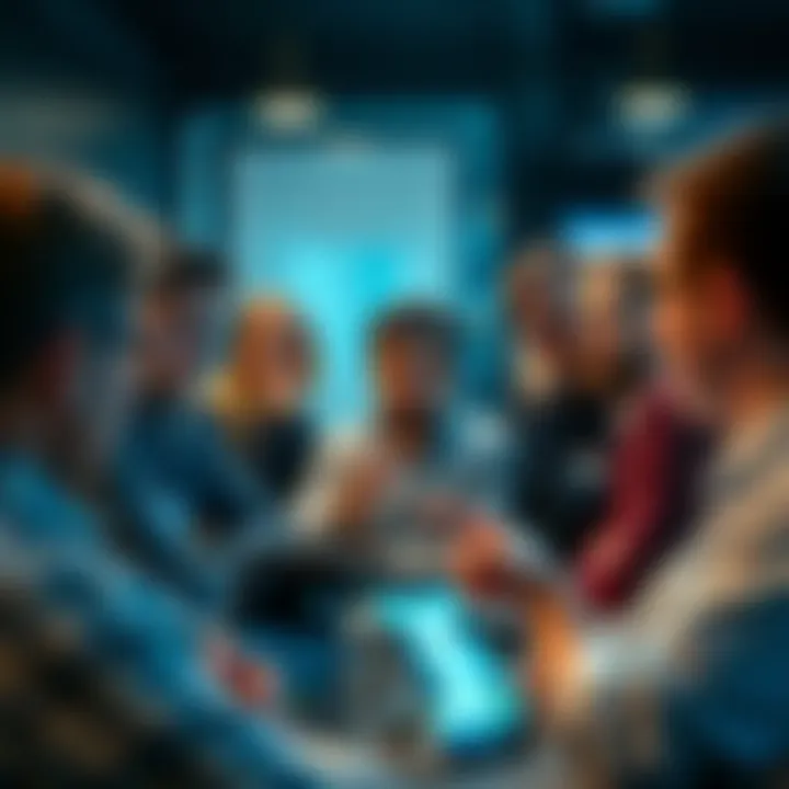 Group of people expressing frustration about Revolut's iDeal/Wero payment issues, with visuals of payment screens and transaction details in a discussion setting.