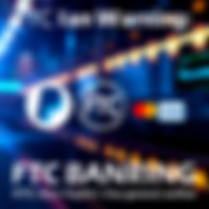 Graphic showing FTC logo with icons of PayPal, Visa, Mastercard, and Stripe, indicating concerns about debanking practices