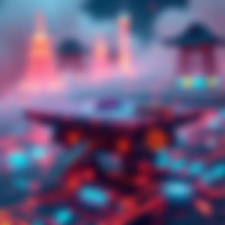 A digital representation of the Fusaka upgrade featuring new features on the Sepolia testnet with graphical elements symbolizing innovation and user engagement.