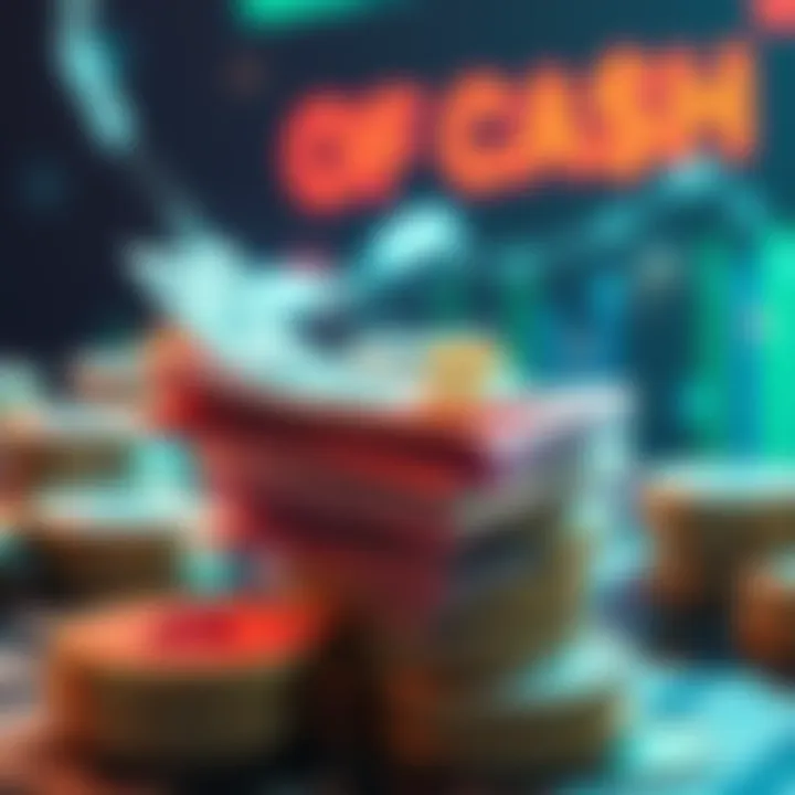 A visual of cash and digital currency options, highlighting the evolution of money by 2050