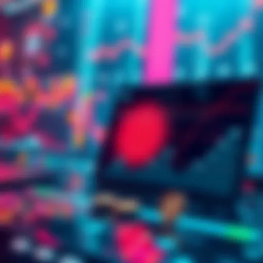 A visual representation of digital currency trends in 2025, showing graphs and charts alongside crypto symbols.