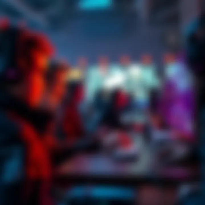 A group of gamers discussing on forums about games not showing up in their libraries, looking at screens in concern.