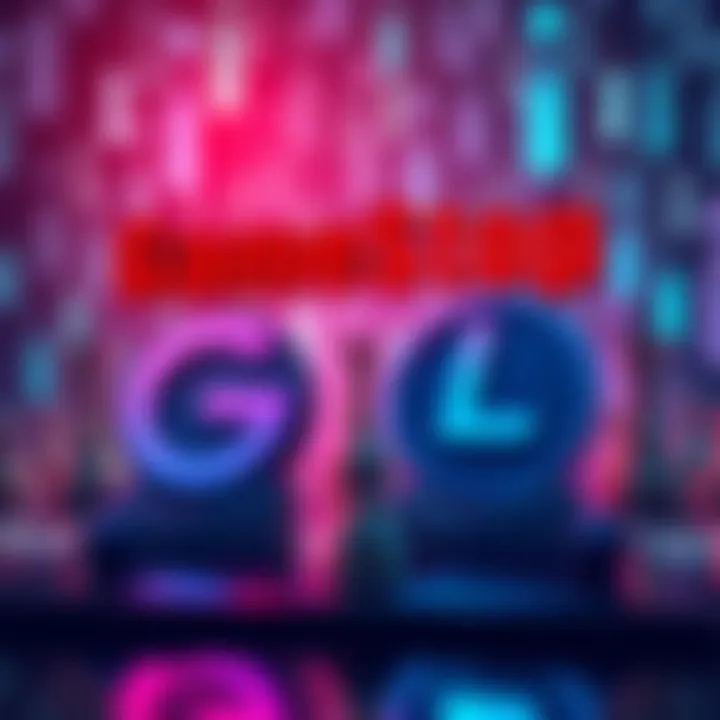 An illustration showing GameStop's logo alongside Loopring's logo, with digital blockchain symbols in the background representing uncertainty and change.