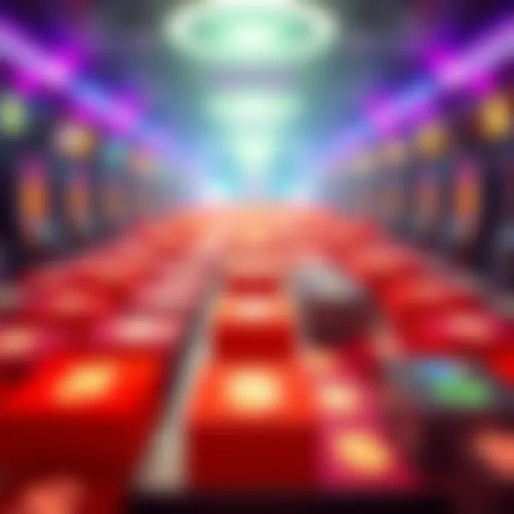 A visual representation of gaming squares with dollar signs, symbolizing potential earnings