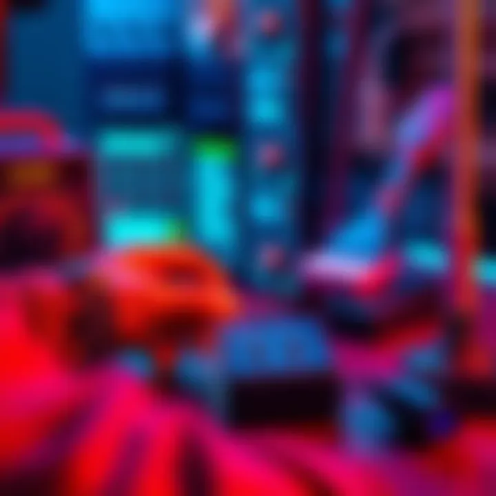 A person troubleshooting gateway connectivity issues with tools like a power adapter and antenna