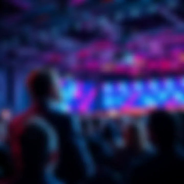 Gavin Wood speaking at a blockchain conference with an audience looking on