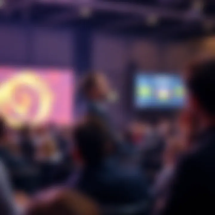 Gavin Wood presenting his idea of Proof-of-Personhood at the Web3 Summit, engaging with an audience of tech enthusiasts and developers.