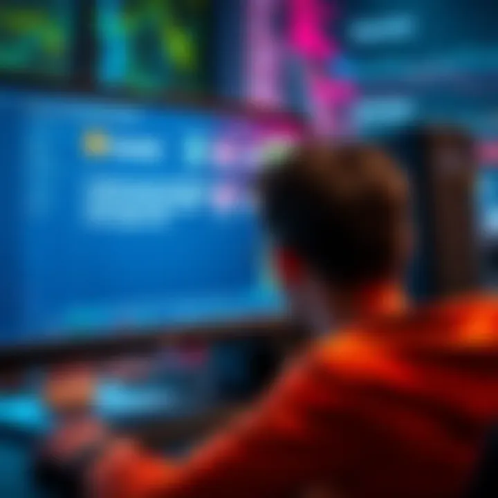 A frustrated person looking at a computer screen with a message about account access issues on Gemini, symbolizing locked funds in Bitcoin and Ethereum.