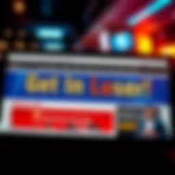 A bold headline reading 'Get In Loser!' displayed on a cryptocurrency forum page