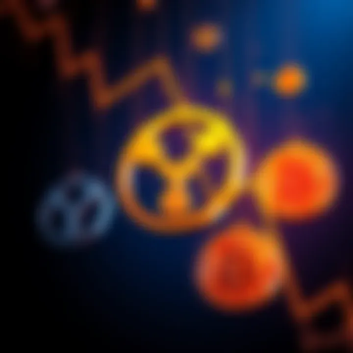 Goldman Sachs Sells XRP and Solana ETFs Goldman Sachs logo with falling cryptocurrency symbols representing XRP and Solana, indicating a market decline.