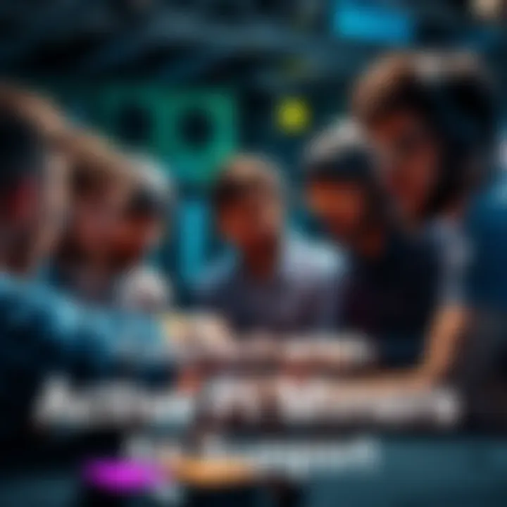 Active Pi miners discussing tips and support in a group setting