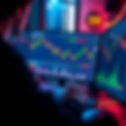 A person analyzing trading charts on a computer screen to boost their account funds in Binance