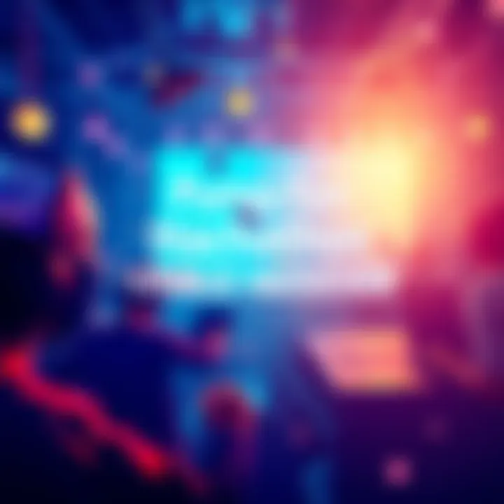 A digital banner showcasing the Pump.fun hackathon with vibrant colors and icons representing technology and innovation.