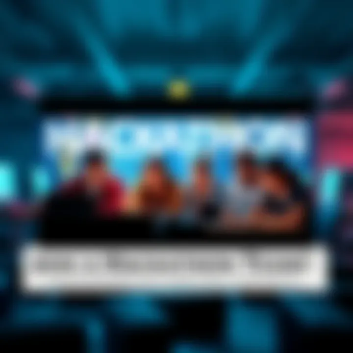 Hackathon Team Collaboration A diverse group of young people working on computers in a collaborative setting, brainstorming ideas for a hackathon project.