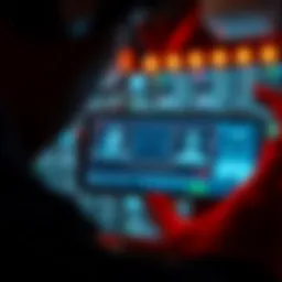 A person looking at three images on a phone, questioning their authenticity regarding a hacking attempt.