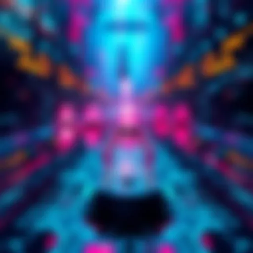 Hashgraph and Halborn logos merged together with a digital security backdrop, symbolizing their collaboration for Hedera security.