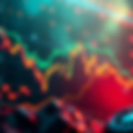 A chart showing HBAR's market trends with a downward slope and early signs of recovery.