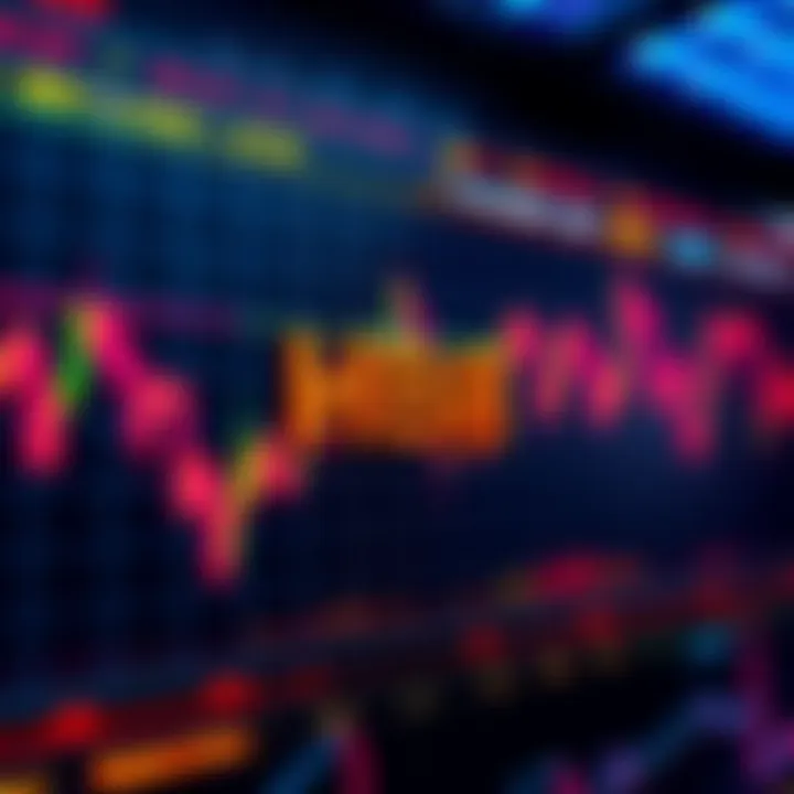 A chart showing HBAR price fluctuations between 14 to 18 cents with rising trendlines and market analysis graphics.