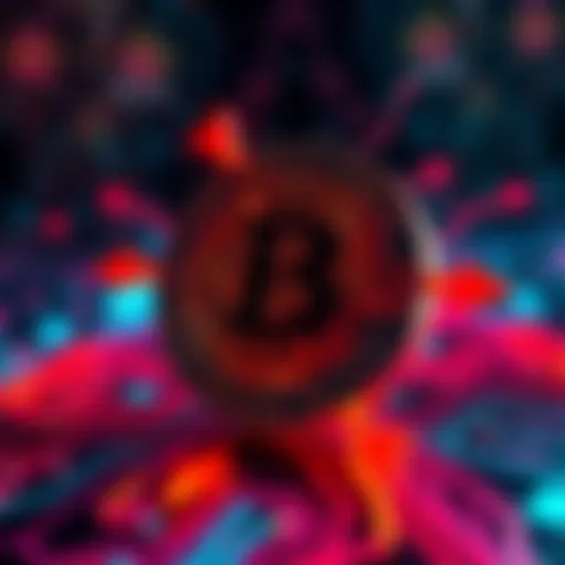 Graphic showing a digital currency symbol with arrows indicating movement and change, representing updates in HBAR.