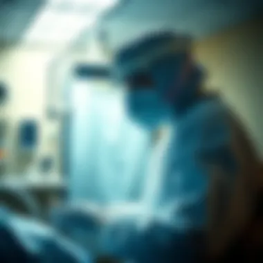 A healthcare worker in protective gear examines a patient in a hospital room during the virus outbreak