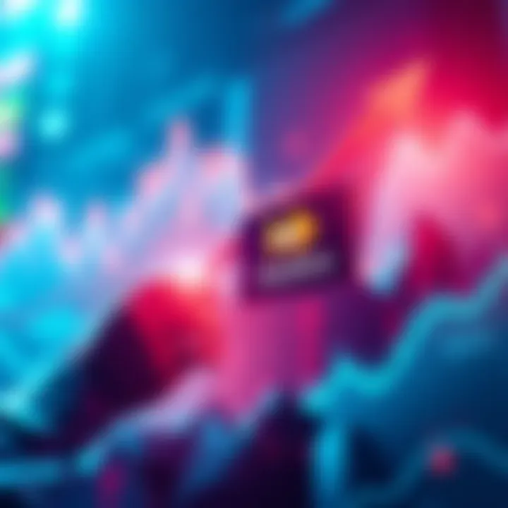 A visual representation showing rising financial charts and Hedera logo, symbolizing potential price increase and market growth.