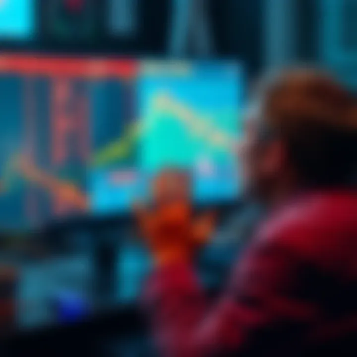 A concerned person looking at a computer screen showing high withdrawal fees on a decentralized exchange
