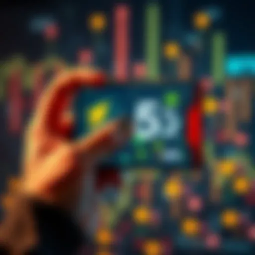 A person holding a digital wallet with cryptocurrency symbols on the screen, symbolizing the concept of hoarding the last portion of digital currency.