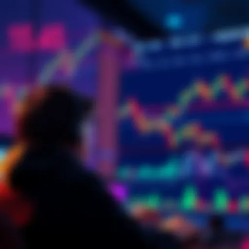 A person looking at cryptocurrency charts, contemplating whether to hold or sell LRC amid market fluctuations