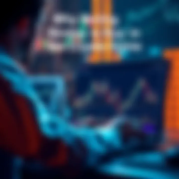 Holding Cryptocurrency Strategy A person calmly analyzing cryptocurrency charts on a laptop, symbolizing patience in investing.