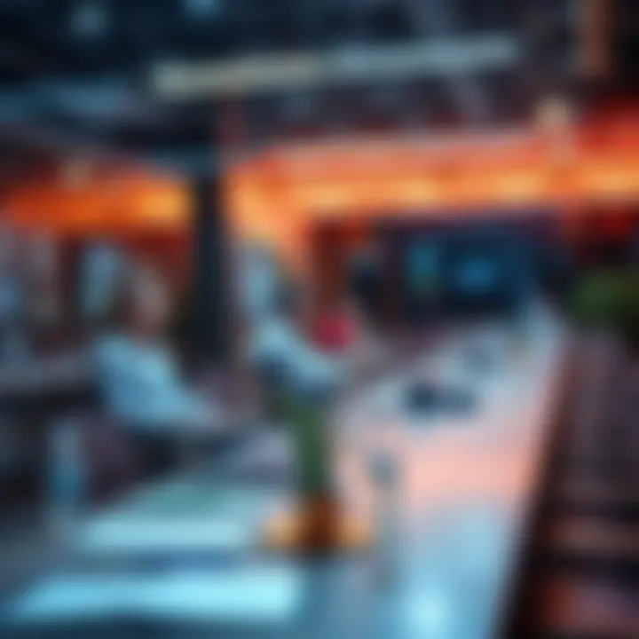 Hybrid Model in Practice A visual representation of the hybrid model combining traditional and modern strategies in a work setting.