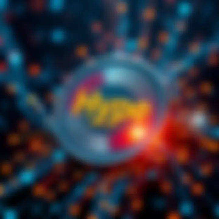A digital coin with the text 'Hype Coin' on it, surrounded by lines of code and blockchain symbols, representing cryptocurrency support.