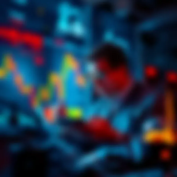 Traders analyzing rising commodities prices alongside digital trading charts, emphasizing oil and precious metals.