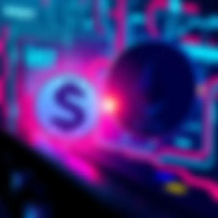 A visual representation showing identical deposit addresses for USDT and ETH, highlighting the connection between the two in a digital wallet interface.