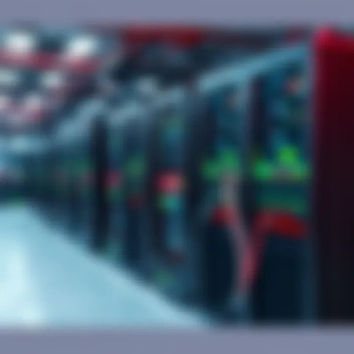 A collection of idle mining hardware and servers ready for use in compute-intensive projects