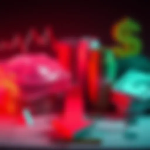 Inflation vs CPI A graphic showing a contrast between rising costs and the Consumer Price Index, with money symbols and a downward arrow for CPI.