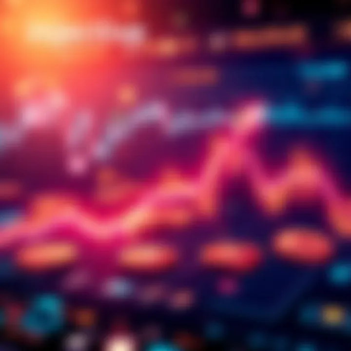 Visual representation of Injective's growth initiative with a downward trend in price, showing charts and symbols related to cryptocurrency.