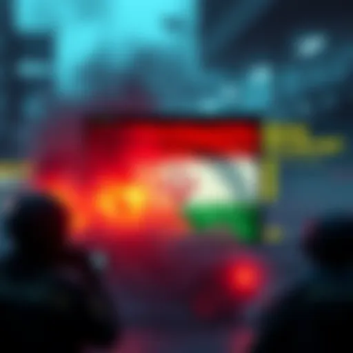 Insider Trading Investigation Visual representation of insider trading patterns on Polymarket with military operation bets related to Iran and Israel