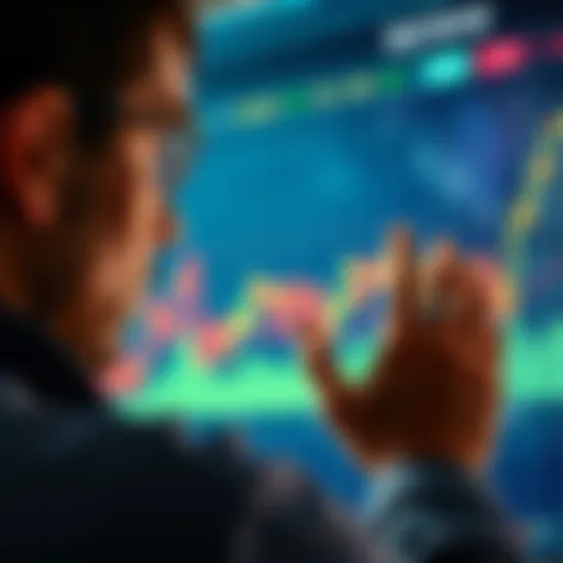 A person looking at a chart showing market fluctuations, representing commitment to RAWW despite ups and downs