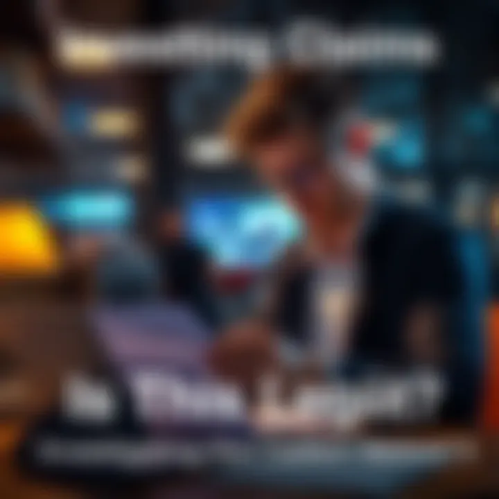 A person examining documents and a laptop for verification, looking focused and curious.