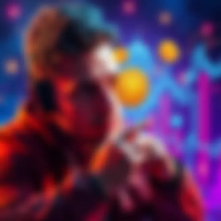 Person contemplating investment options in Bitcoin, Solana, and Chainlink for potential growth.